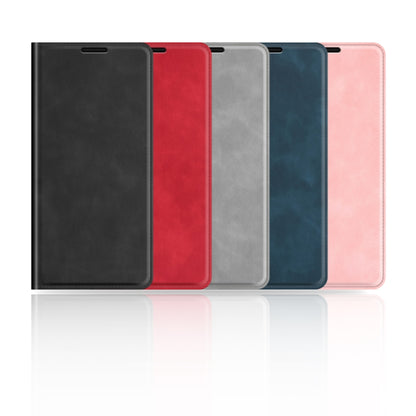 For Xiaomi Redmi K70 Retro-skin Magnetic Suction Leather Phone Case(Red) - K70 Cases by buy2fix | Online Shopping UK | buy2fix