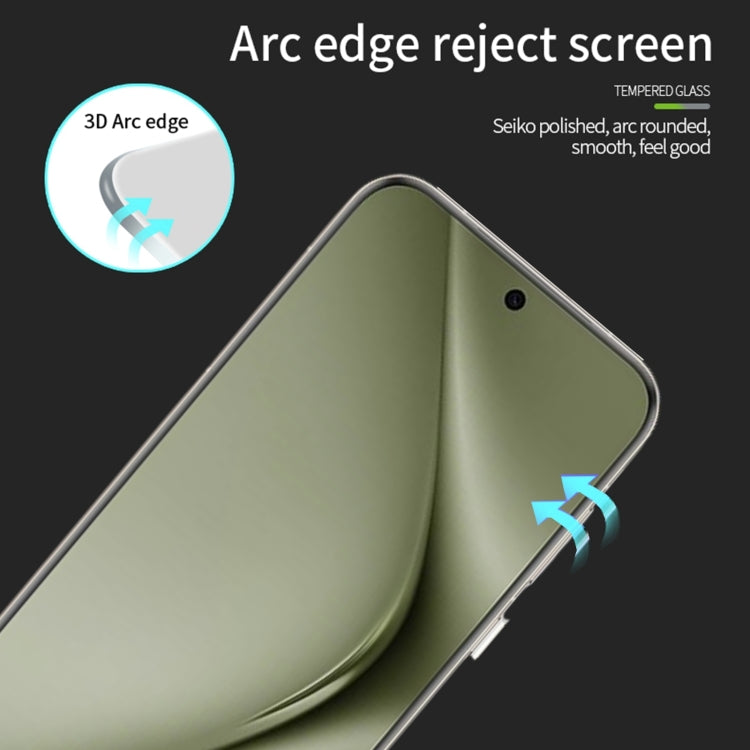 For Huawei Pura 70 Pro /70 Pro+ / 70 Ultra MOFI 9H 3D Hot Bending Tempered Glass Film(Black) - Huawei Tempered Glass by MOFI | Online Shopping UK | buy2fix