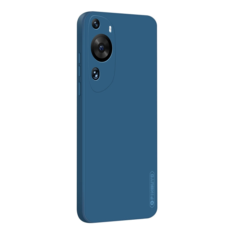 For Huawei P60 Art PINWUYO Sense Series Liquid Silicone TPU Phone Case(Blue) - Huawei Cases by PINWUYO | Online Shopping UK | buy2fix