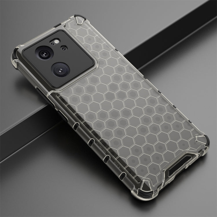 For Redmi K60 Ultra Shockproof Honeycomb Phone Case(Black) - Redmi K60 Ultra Cases by buy2fix | Online Shopping UK | buy2fix