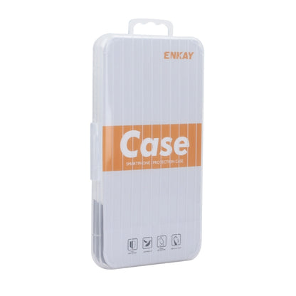 For iPhone 15 Plus ENKAY MagSafe Matte TPU Phone Case with Lens Film & Screen Glass Film(Blue) - iPhone 15 Plus Cases by ENKAY | Online Shopping UK | buy2fix
