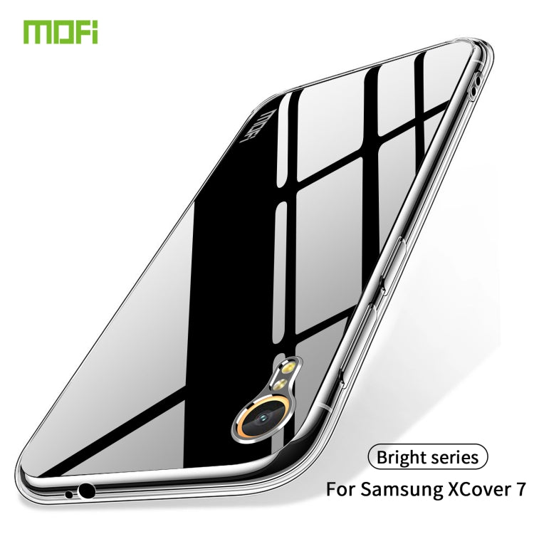 For Samsung Galaxy Xcover 7 MOFI Ming Series Ultra-thin TPU Phone Case(Transparent) - Galaxy Phone Cases by MOFI | Online Shopping UK | buy2fix