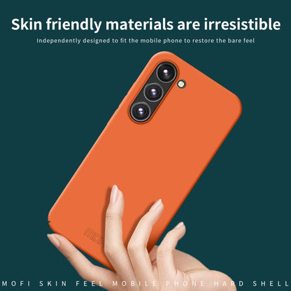 For Samsung Galaxy A34 5G MOFI Qin Series Skin Feel All-inclusive PC Phone Case(Orange) - Galaxy Phone Cases by MOFI | Online Shopping UK | buy2fix