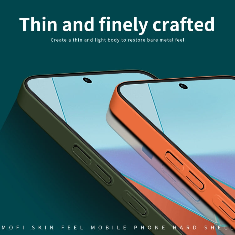 For Xiaomi Redmi Note 13 Pro MOFI Qin Series Skin Feel All-inclusive PC Phone Case(Orange) - Note 13 Pro Cases by MOFI | Online Shopping UK | buy2fix