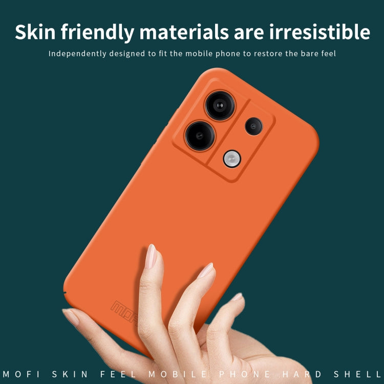 For Xiaomi Redmi Note 13 Pro MOFI Qin Series Skin Feel All-inclusive PC Phone Case(Orange) - Note 13 Pro Cases by MOFI | Online Shopping UK | buy2fix