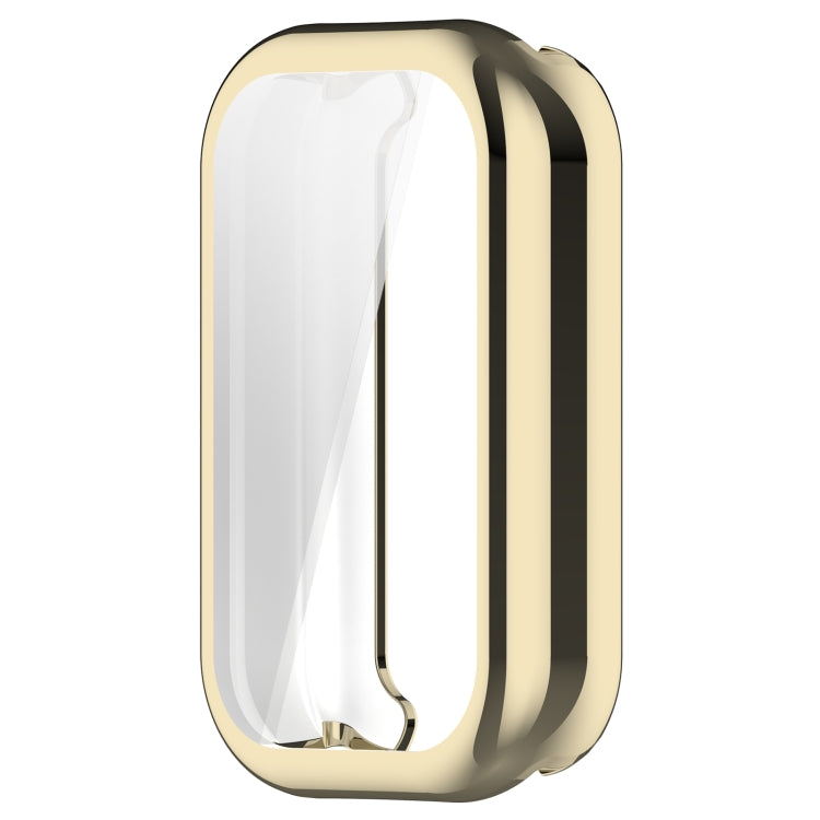 For Redmi Band 2 Full Package TPU Electroplated Watch Protective Case(Light Gold) - Watch Cases by buy2fix | Online Shopping UK | buy2fix