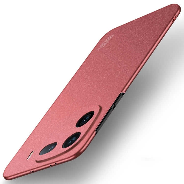 For vivo iQOO 12 MOFI Fandun Series Frosted PC Ultra-thin All-inclusive Phone Case(Red) - iQOO 12 Cases by MOFI | Online Shopping UK | buy2fix