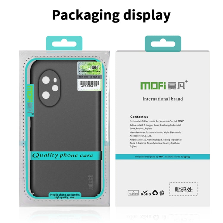 For Honor Magic6 Pro MOFI Fandun Series Frosted PC Ultra-thin All-inclusive Phone Case(Green) - Honor Cases by MOFI | Online Shopping UK | buy2fix