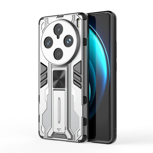 For vivo X100 Pro Supersonic Armor PC Hybrid TPU Phone Case(Silver) - X100 Pro Cases by imak | Online Shopping UK | buy2fix