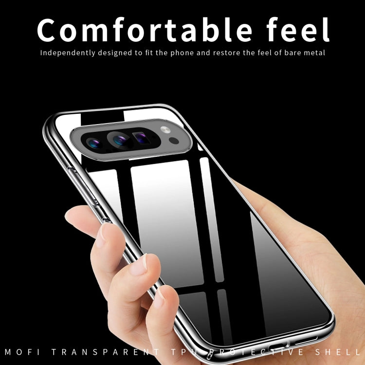 For Google Pixel 9 MOFI Ming Series Transparent Ultra-thin TPU Phone Case(Transparent) - Google Cases by MOFI | Online Shopping UK | buy2fix