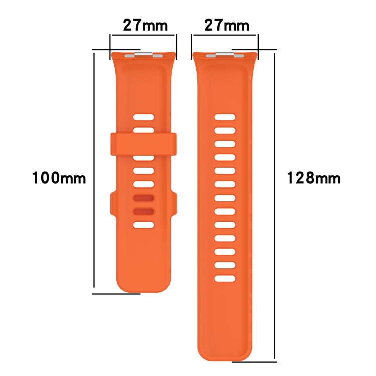 For Redmi Watch 4 Solid Color Silicone Sports Watch Band(Pink) - Watch Bands by buy2fix | Online Shopping UK | buy2fix