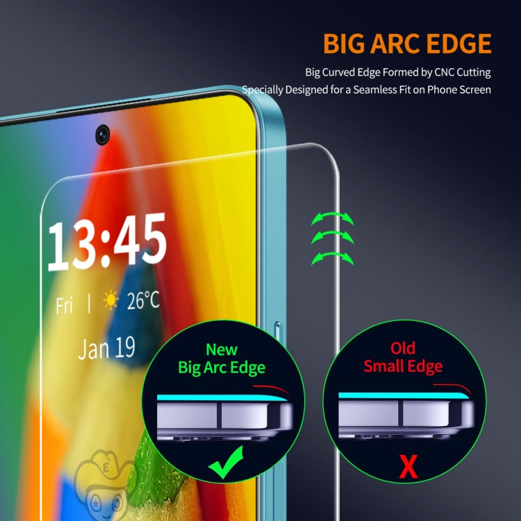 For Honor 300 ENKAY 9H Big Arc Edge High Aluminum-silicon Tempered Glass Film - Honor Tempered Glass by ENKAY | Online Shopping UK | buy2fix