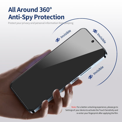 For Samsung Galaxy S24 5G 2pcs ENKAY Hat-Prince 360 Degree Anti-peeping Privacy Full Screen Tempered Glass Film - Galaxy S24 5G Tempered Glass by ENKAY | Online Shopping UK | buy2fix