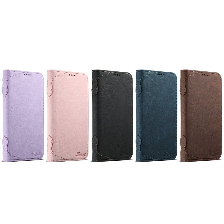 For iPhone 14 Plus SUTENI J07 Multifunctional Horizontal Flip Magsafe Leather Phone Case(Pink) - iPhone 14 Plus Cases by Suteni | Online Shopping UK | buy2fix