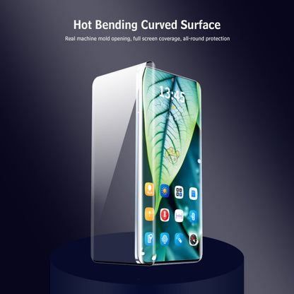 For vivo X100 / X100 Pro ENKAY Easy Install Hot Bending Full Coverage Side Glue Tempered Glass Film - vivo Tempered Glass by ENKAY | Online Shopping UK | buy2fix