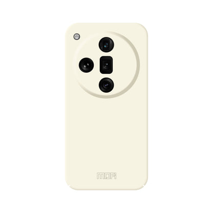 For OPPO Find X7 MOFI Qin Series Skin Feel All-inclusive PC Phone Case(Beige) - Find X7 Cases by MOFI | Online Shopping UK | buy2fix