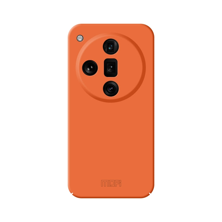 For OPPO Find X7 Ultra MOFI Qin Series Skin Feel All-inclusive PC Phone Case(Orange) - OPPO Cases by MOFI | Online Shopping UK | buy2fix