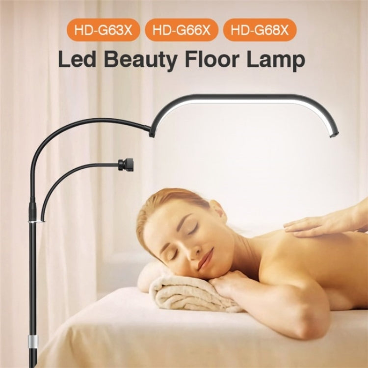 HD-G63X Floor Standing Remote Dimming LED Moon Lamp Manicure Eyelash Beauty Lamp(UK Plug) - Selfie Light by buy2fix | Online Shopping UK | buy2fix