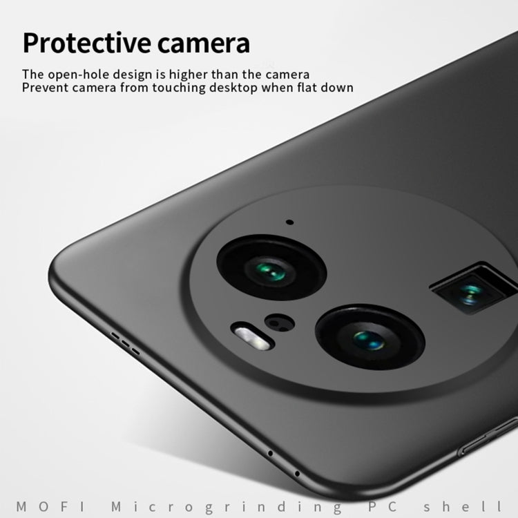 For OPPO Find X6 MOFI Micro-Frosted PC Ultra-thin Hard Phone Case(Black) - OPPO Cases by MOFI | Online Shopping UK | buy2fix