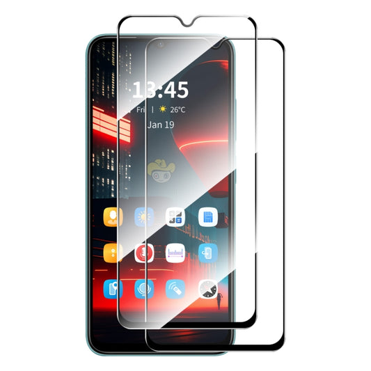 For Tecno Spark 10C 2pcs ENKAY Full Glue High Aluminum-silicon Tempered Glass Film - Tecno Tempered Glass by ENKAY | Online Shopping UK | buy2fix