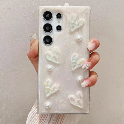 For Samsung Galaxy S25 Ultra 5G Cream Gum Decoden TPU Phone Case(Love) - Galaxy S25 Ultra 5G Cases by buy2fix | Online Shopping UK | buy2fix