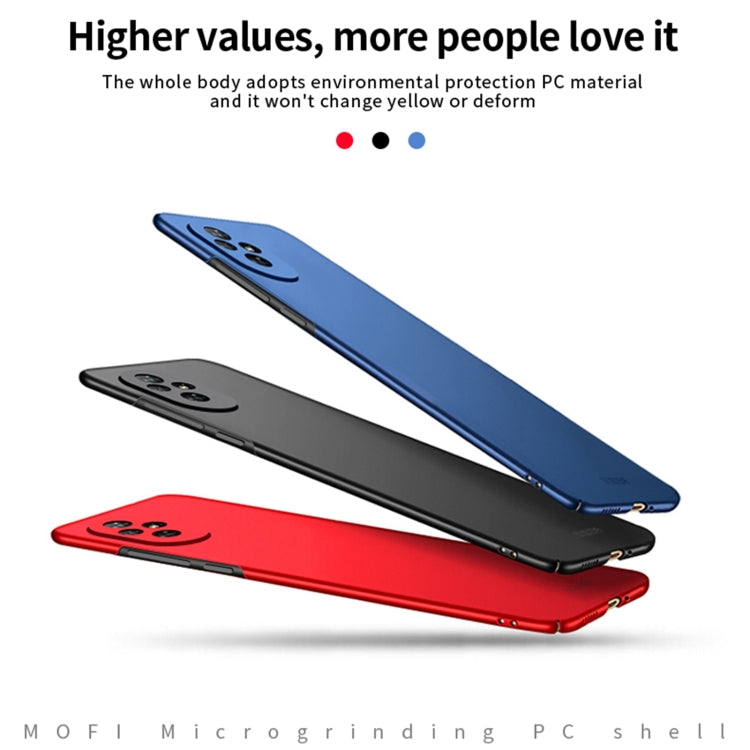 For Honor 200 Pro MOFI Frosted PC Ultra-thin Hard Phone Case(Blue) - Honor Cases by MOFI | Online Shopping UK | buy2fix