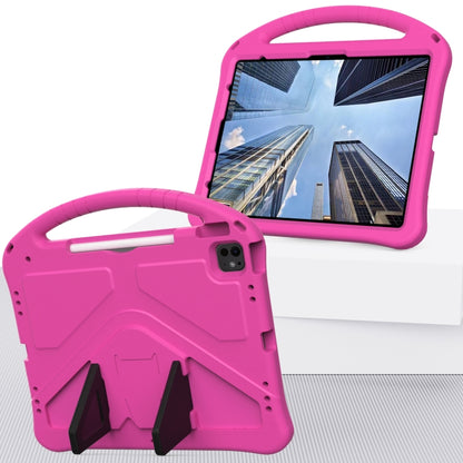 For iPad Air 13 2024 EVA Shockproof Tablet Case with Holder(RoseRed) - iPad Air 13 2024 Cases by buy2fix | Online Shopping UK | buy2fix