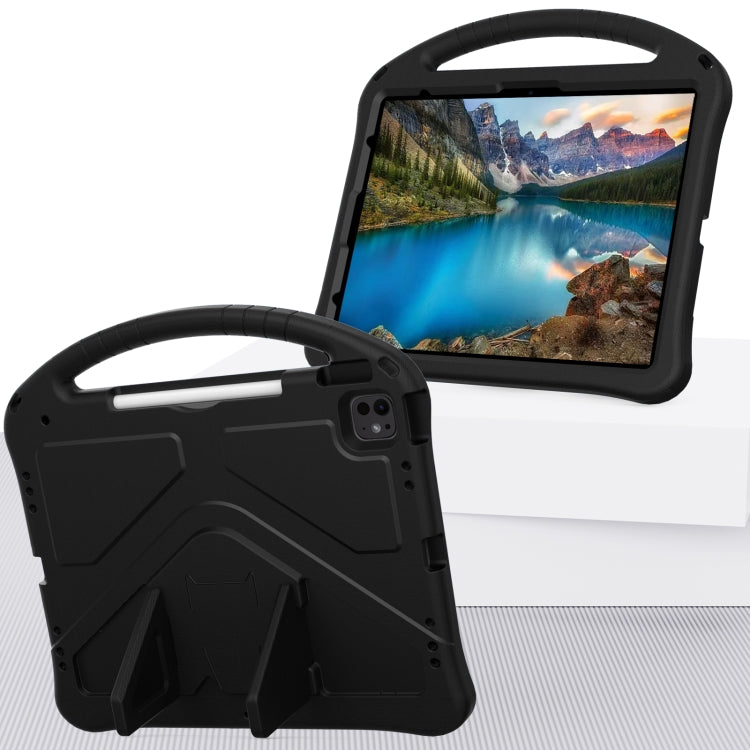 For iPad Pro 13 2024 EVA Shockproof Tablet Case with Holder(Black) - iPad Pro 13 2024 Cases by buy2fix | Online Shopping UK | buy2fix