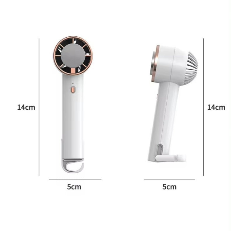 CL02 Outdoor Summer Cooler Cooling Effect Handheld Fan USB Semiconductor Fan(White) - Electric Fans by buy2fix | Online Shopping UK | buy2fix