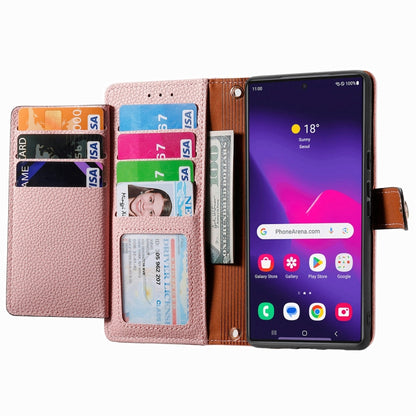 For Samsung Galaxy S25 Ultra 5G Love Zipper Lanyard Leather Phone Case(Pink) - Galaxy S25 Ultra 5G Cases by buy2fix | Online Shopping UK | buy2fix