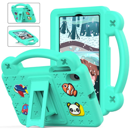For Walmart Onn 7.0 Gen4 2024 Handle Kickstand Children EVA Shockproof Tablet Case(Mint Green) - Others by buy2fix | Online Shopping UK | buy2fix