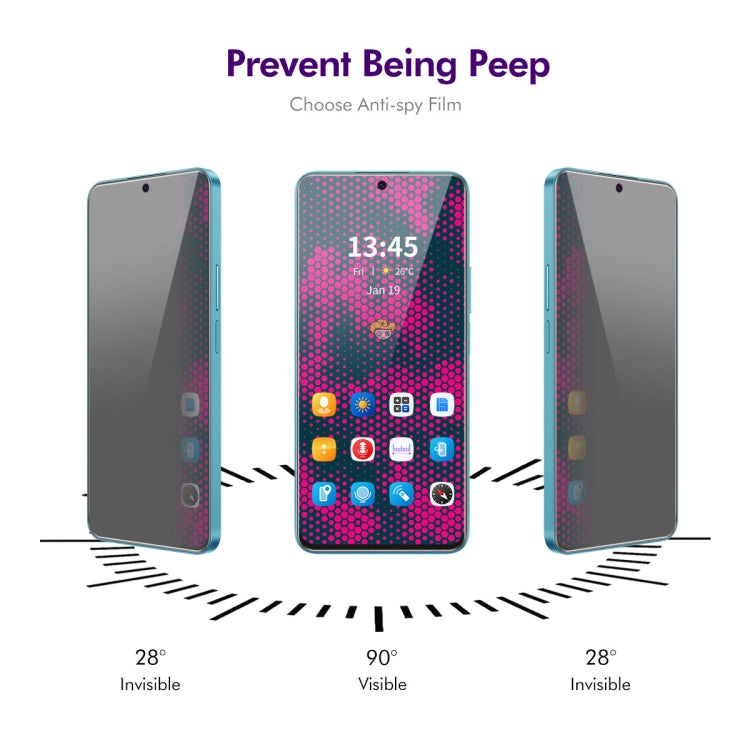 For Tecno Spark 20 ENKAY Hat-Prince 28 Degree Anti-peeping Privacy Tempered Glass Film - Tecno Tempered Glass by ENKAY | Online Shopping UK | buy2fix