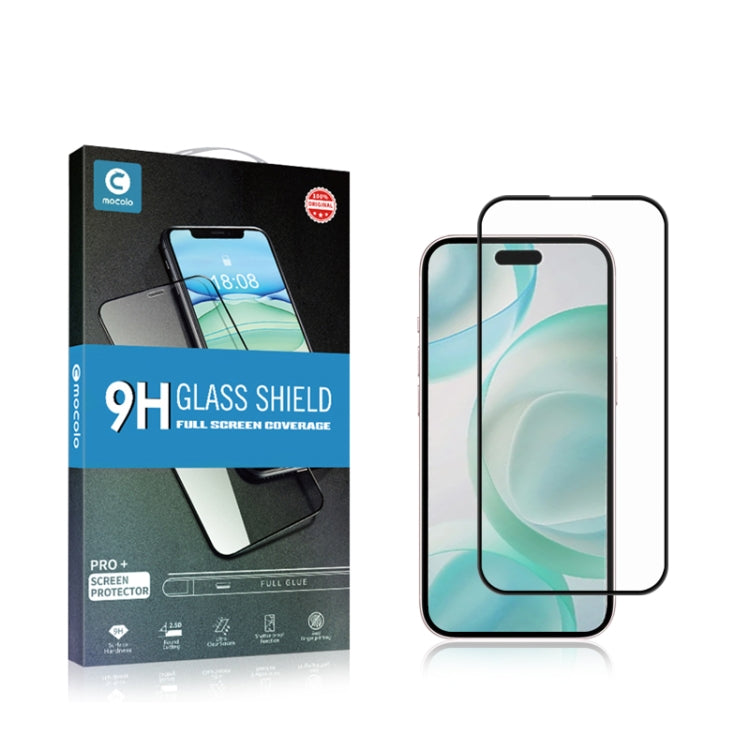 For iPhone 16 Pro Max mocolo 2.5D Full Glue Full Cover Tempered Glass Film - iPhone 16 Pro Max Tempered Glass by mocolo | Online Shopping UK | buy2fix