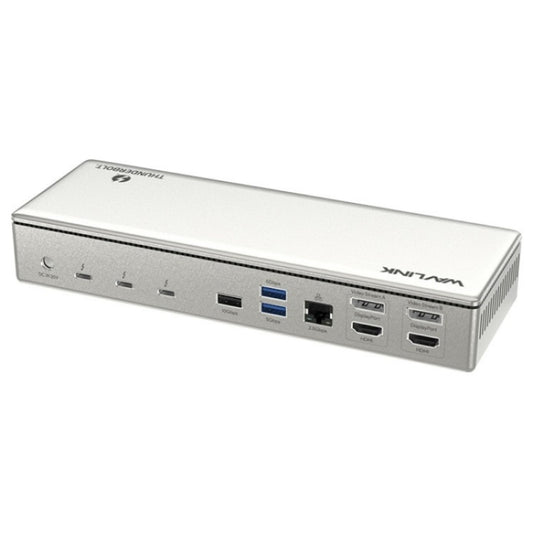 WAVLINK UTD41 PRO RJ45 / Audio / SD Card Reader 15-in-1 Thunderbolt 4 Docking Station, Plug:US Plug -  by WAVLINK | Online Shopping UK | buy2fix