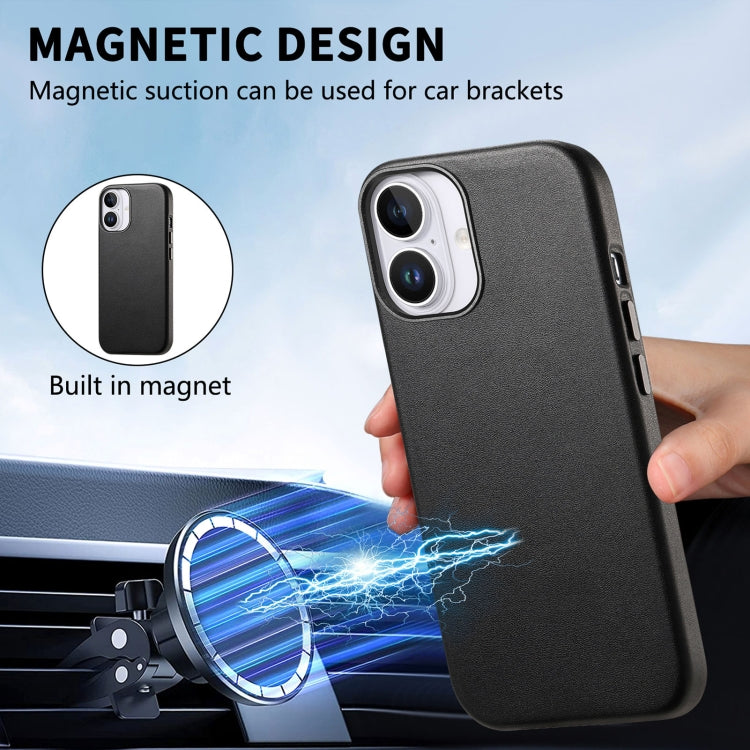 For iPhone 16 Electroplated Metal Button Shockproof Phone Case(Black) - iPhone 16 Cases by buy2fix | Online Shopping UK | buy2fix