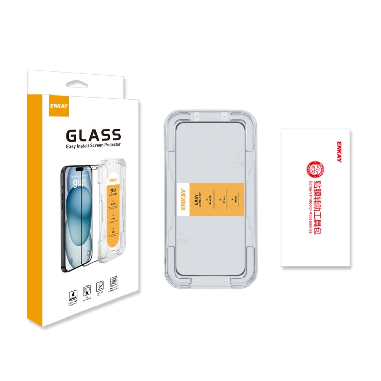 For Infinix Hot 40 Pro ENKAY Easy Install High Alumina Silicon Full Glass Film - Infinix Tempered Glass by ENKAY | Online Shopping UK | buy2fix