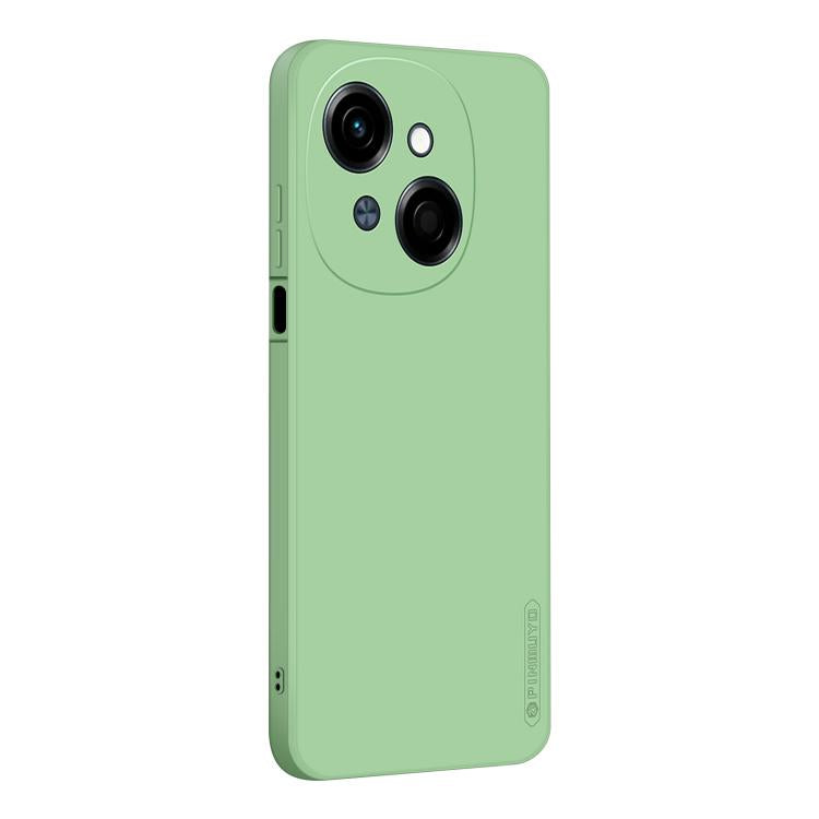 For Tecno Spark Go 2025 / Go 1 PINWUYO Sense Series Liquid Silicone TPU Phone Case(Green) - Tecno Cases by PINWUYO | Online Shopping UK | buy2fix