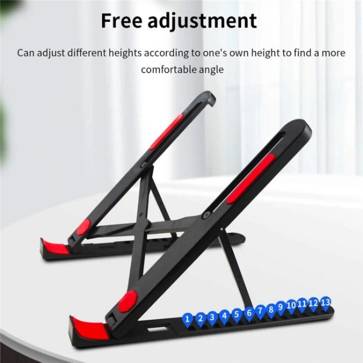 A9 Adjustable Height Portable Laptop Foldable Desktop Holder(Blue) - Laptop Stand by buy2fix | Online Shopping UK | buy2fix