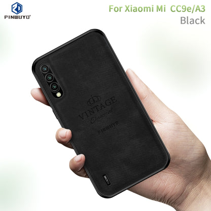 PINWUYO Shockproof Waterproof Full Coverage PC + TPU + Skin Protective Case  for Xiaomi Mi CC9e / A3(Black) - Xiaomi Cases by PINWUYO | Online Shopping UK | buy2fix