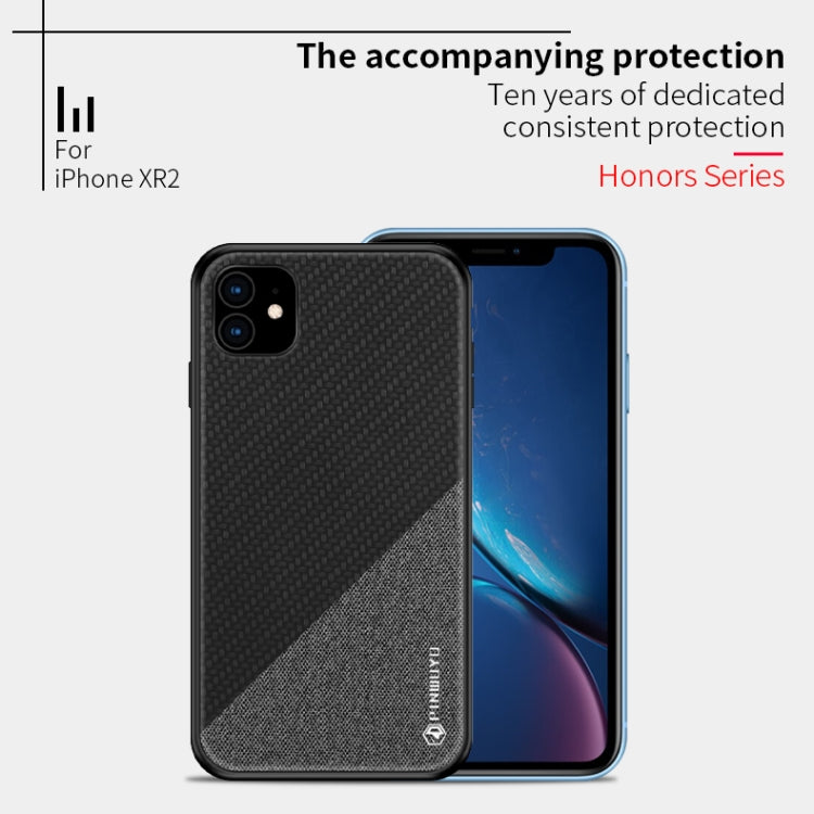 For iPhone 11 PINWUYO Honors Series Shockproof PC + TPU Protective Case (Black) - iPhone 11 Cases by PINWUYO | Online Shopping UK | buy2fix