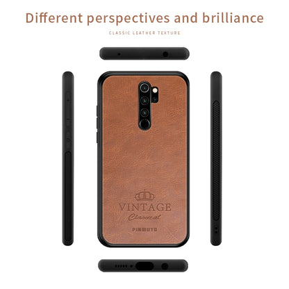 For Xiaomi RedMi Note 8 Pro PINWUYO Pin Rui Series Classical Leather, PC + TPU + PU Leather Waterproof And Anti-fall All-inclusive Protective Shell(Black) - Xiaomi Cases by PINWUYO | Online Shopping UK | buy2fix