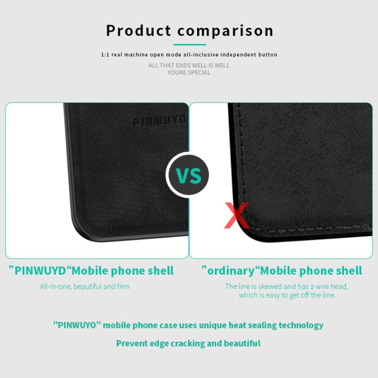 For Xiaomi RedMi 8A PINWUYO Zun Series PC + TPU + Skin Waterproof And Anti-fall All-inclusive Protective Shell(Black) - Xiaomi Cases by PINWUYO | Online Shopping UK | buy2fix