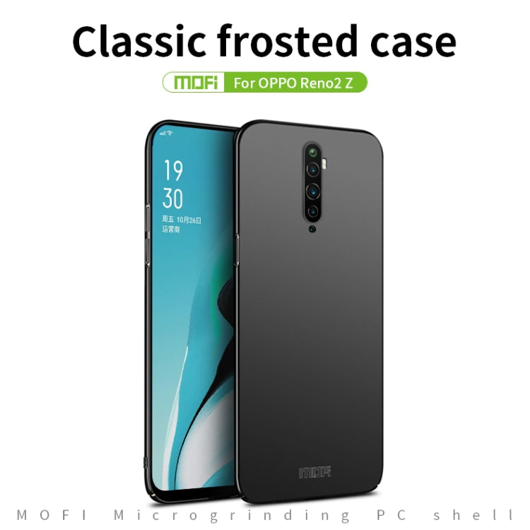 For OPPO Reno2 Z MOFI Frosted PC Ultra-thin Hard Case(Black) - OPPO Cases by MOFI | Online Shopping UK | buy2fix