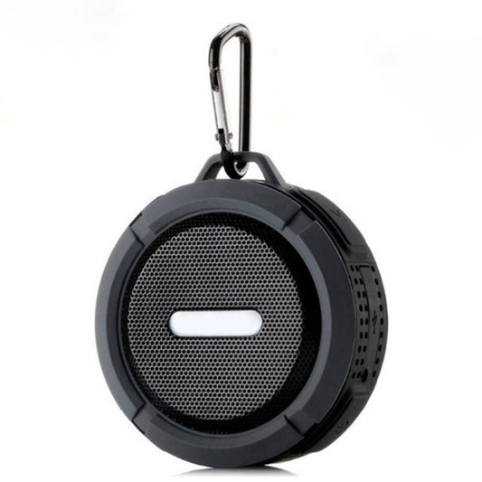 C6a Outdoor Chuck Wireless Bluetooth Car Speaker Suction Cup Speaker, Support TF Card(Black) - Waterproof Speaker by buy2fix | Online Shopping UK | buy2fix