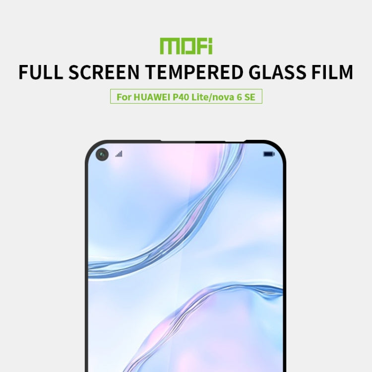 For Huawei P40 Lite / Nova 6 SE MOFI 9H 2.5D Full Screen Tempered Glass Film - Huawei Tempered Glass by MOFI | Online Shopping UK | buy2fix