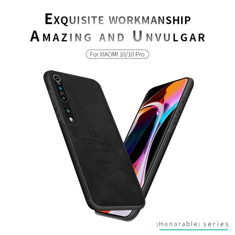 For Xiaomi 10 / 10 Pro PINWUYO Zun Series PC + TPU + Skin Waterproof And Anti-fall All-inclusive Protective Shell(Gray) - Xiaomi Cases by PINWUYO | Online Shopping UK | buy2fix