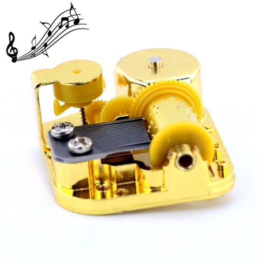 Eight-tone Gold-plated Bar Repair Parts DIY Sky City Paperback Music Box(Happy Birthday) - Music Box by buy2fix | Online Shopping UK | buy2fix