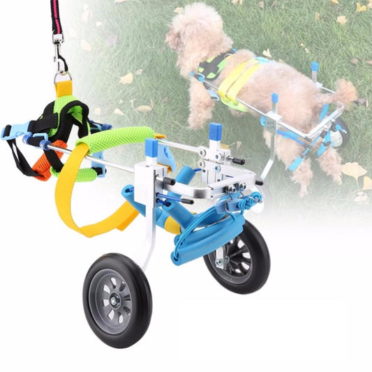 Pet Wheelchair Disabled Dog Old Dog Cat Assisted Walk Car Hind Leg Exercise Car For Dog/Cat Care, Size:XXS - Protector Walking Aids by buy2fix | Online Shopping UK | buy2fix