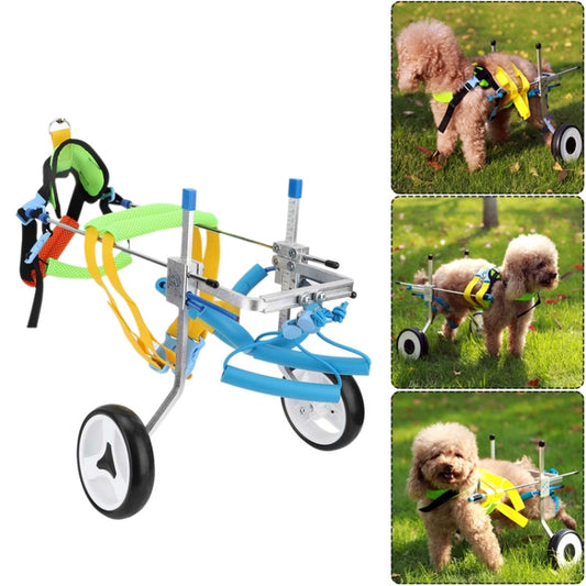 Pet Wheelchair Disabled Dog Old Dog Cat Assisted Walk Car Hind Leg Exercise Car For Dog/Cat Care, Size:XSLW - Protector Walking Aids by buy2fix | Online Shopping UK | buy2fix