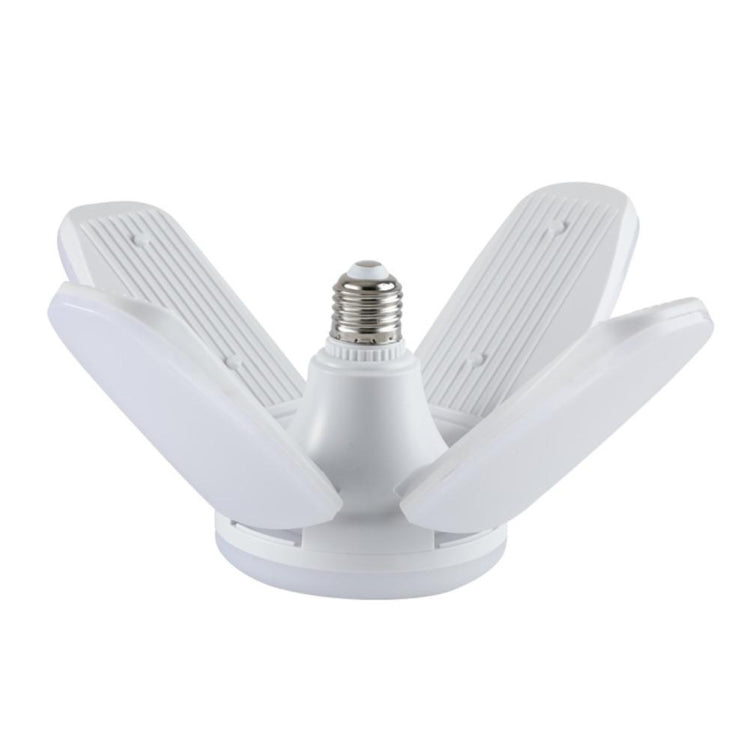 60W 5 Leaves 235 LEDs SMD 2835 Foldable Household Bulb, AC 165-265V(E27 Cold White) - Smart Light Bulbs by buy2fix | Online Shopping UK | buy2fix